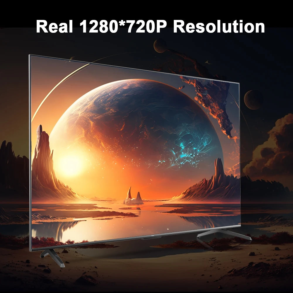 Projector Android 11 4K WiFi6 HY300 Pro Allwinner H713 260ANSI BT5.0 1280*720P dual wifi Outdoor Portable Home Theater