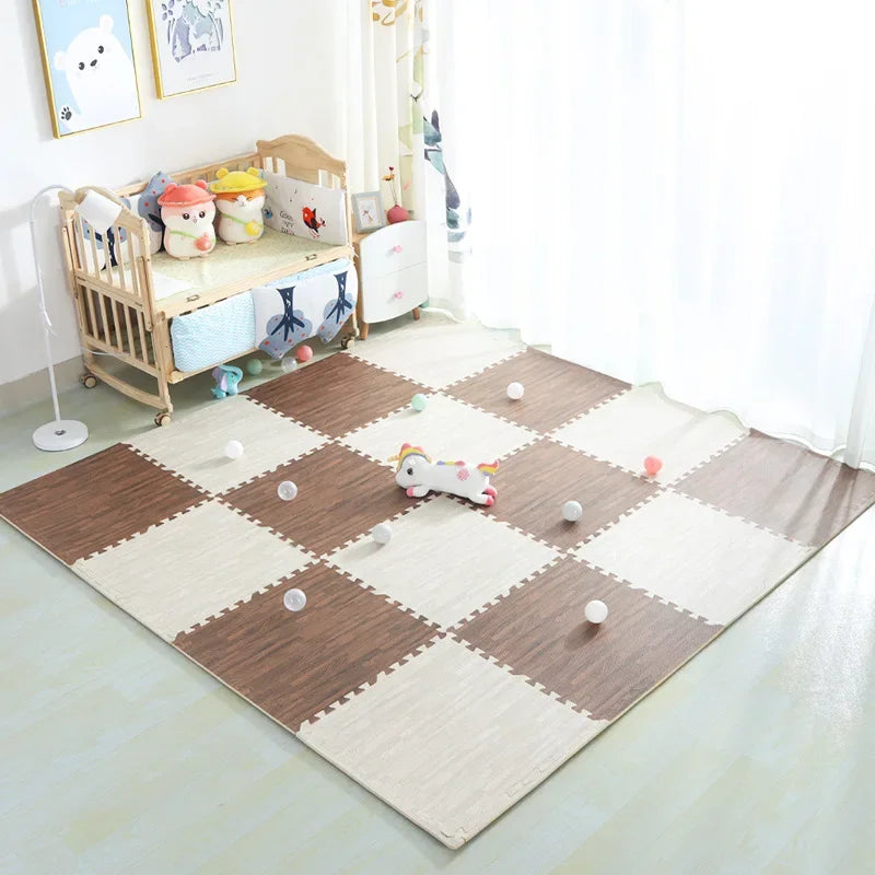 Tapis de gymnastique,Tapis en mousse de sol puzzle, 30x30 cm